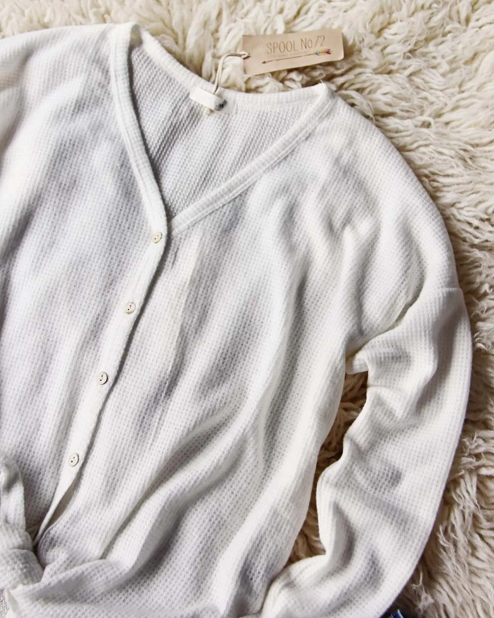 Cozy Tie Thermal in White