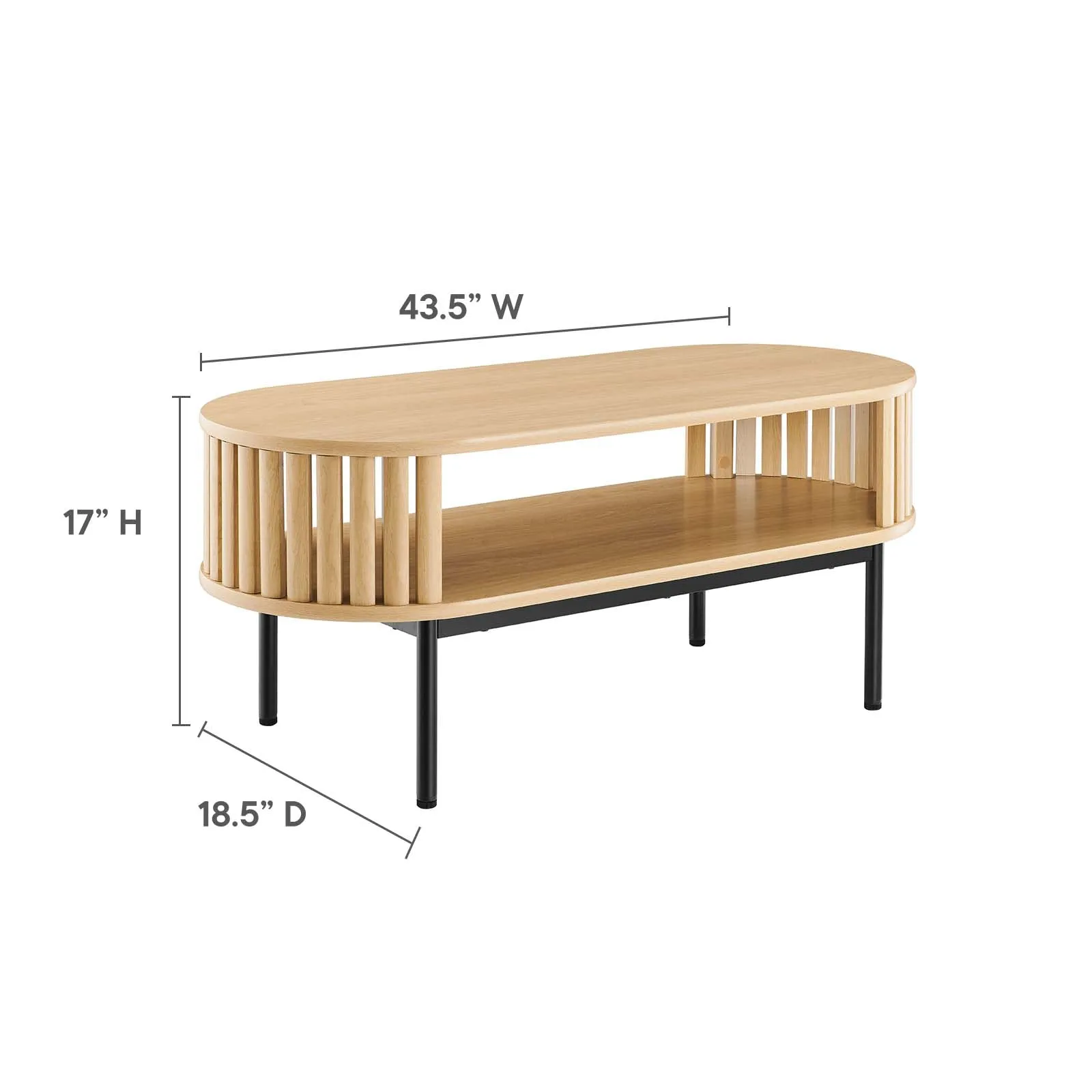 FORTITUDE WOOD COFFEE TABLE